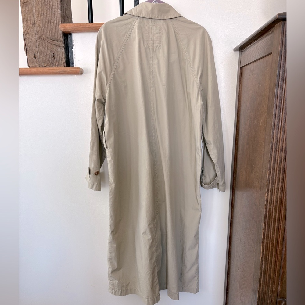 Gap khaki cotton trench coat size small - Picture 8 of 11